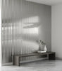 Modern 3D Geometric Stripe Waterproof & Oil-Resistant Peel-and-Stick Wallpaper – Thickened PVC, Removable & Wipe-Clean