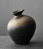 Black Ceramic Tabletop Vase – B/C-Series Retro-Glazed Designs 6–15