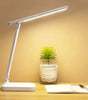 LED Desk Lamp with Clock, Calendar & Temperature Display – USB Rechargeable, Foldable & Touch Dimmable