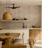 Vintage 3D Stone Peel-and-Stick Wallpaper – Waterproof Gravel-Texture Vinyl for Balcony Walls & Furniture