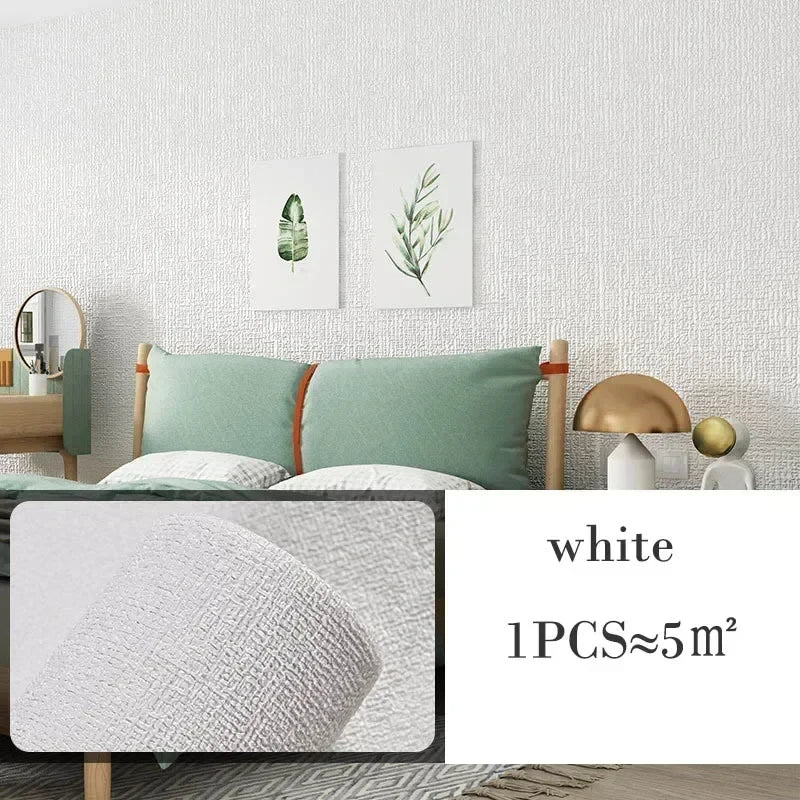 10m 3D Extra-Thick Waterproof PVC Peel-and-Stick Wallpaper – 2.5mm Embossed, Anti-Collision & Mould-Resistant