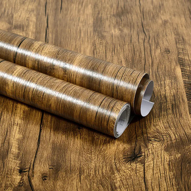 Wood Grain Peel and Stick Wallpaper | Waterproof Self-Adhesive Vinyl Wallpaper for Walls & Furniture