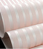 Modern Pink & Blue Vertical Stripe 3D Non-Woven Wallpaper – Waterproof, Extra Thick, Mould-Resistant & Fireproof