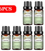 PHATOIL 6-Piece 10ml Pure Essential Oil Set for Diffusers