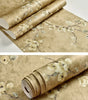 Floral 3D Embossed Waterproof Peel-and-Stick Non-Woven Wallpaper for Girls’ Bedrooms