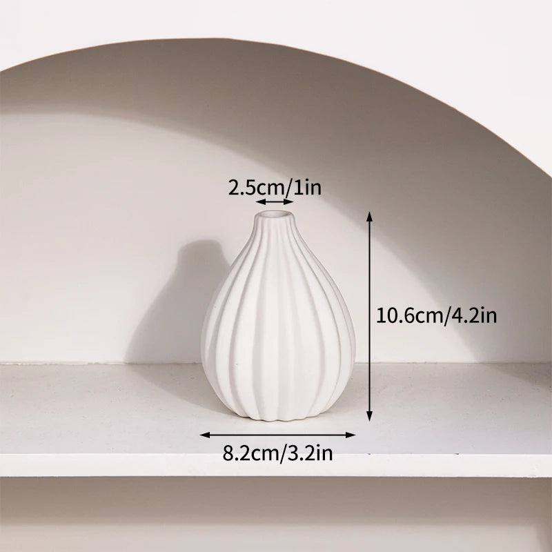 Modern Ceramic Tabletop Vase for Flower Arrangements