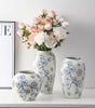 Retro Ceramic Vase – Light Luxury Tabletop Flower Vase for Living Room Decor