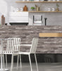 16-Piece Retro Grey Wood 3D Foam Peel-and-Stick Tile Stickers – Waterproof, Heat-Resistant & Scratch-Resistant