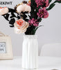 Minimalist Geometric Plastic Tabletop Vase – 3 Colors