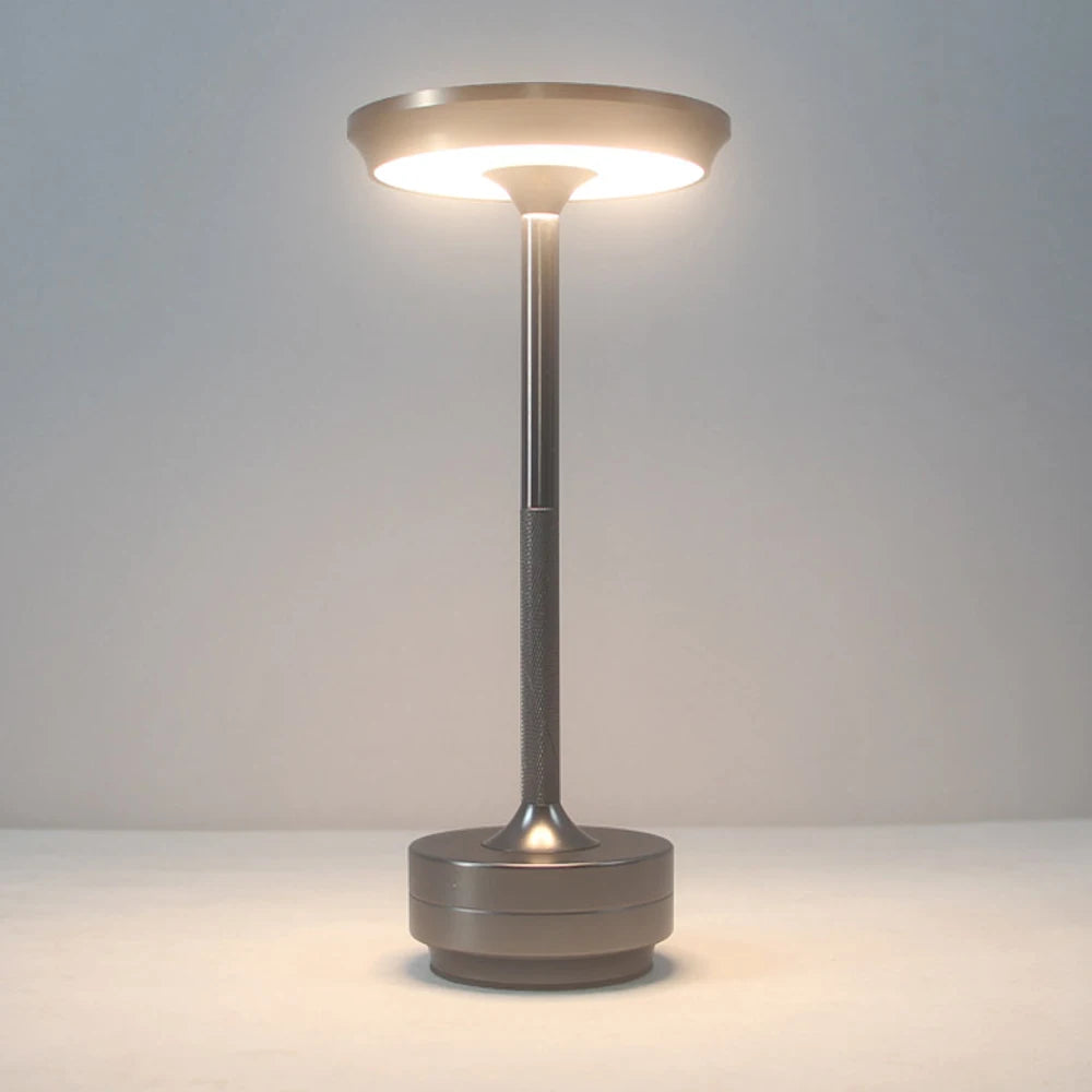 USB Rechargeable LED Table Lamp – Touch Control, 3 Color Modes, Stepless Dimming, Waterproof Bedside Desk Lamp