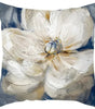 Ginkgo & Floral Polyester Pillow Cover – 17.72 × 17.72 in (45 × 45 cm), 1 Piece