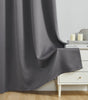 Gray 70%–90% Grommet Semi-Light Blocking Curtain Panel