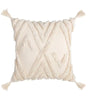 Bohemian Geometric Textured Throw Pillow Cover, 17.72 × 17.72 in, 10 Designs, Cover Only
