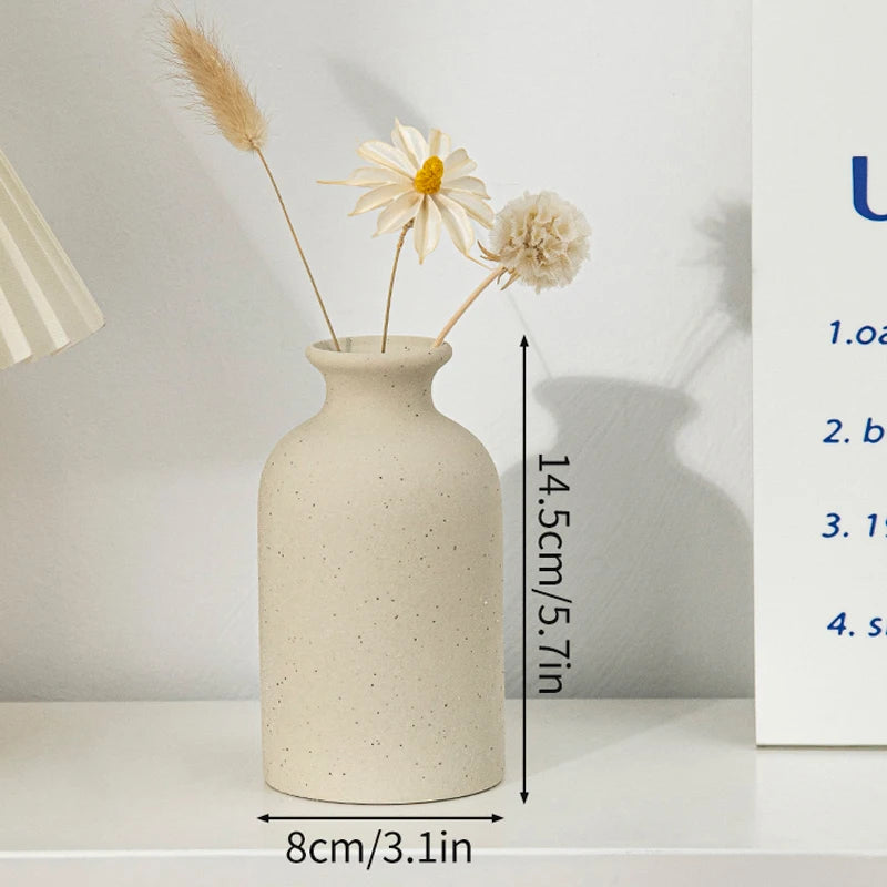 Modern Ceramic Tabletop Vase for Flower Arrangements