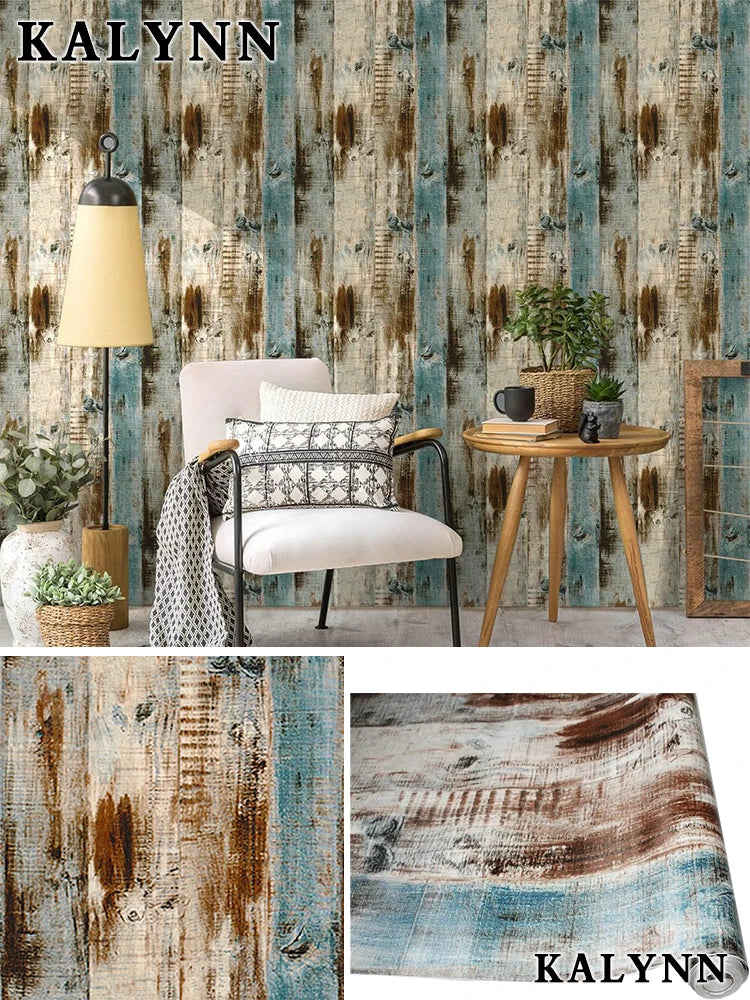 3D Wood Slat Peel and Stick Wallpaper – Waterproof, Oil-Proof, Removable Self-Adhesive Vinyl Wallpaper