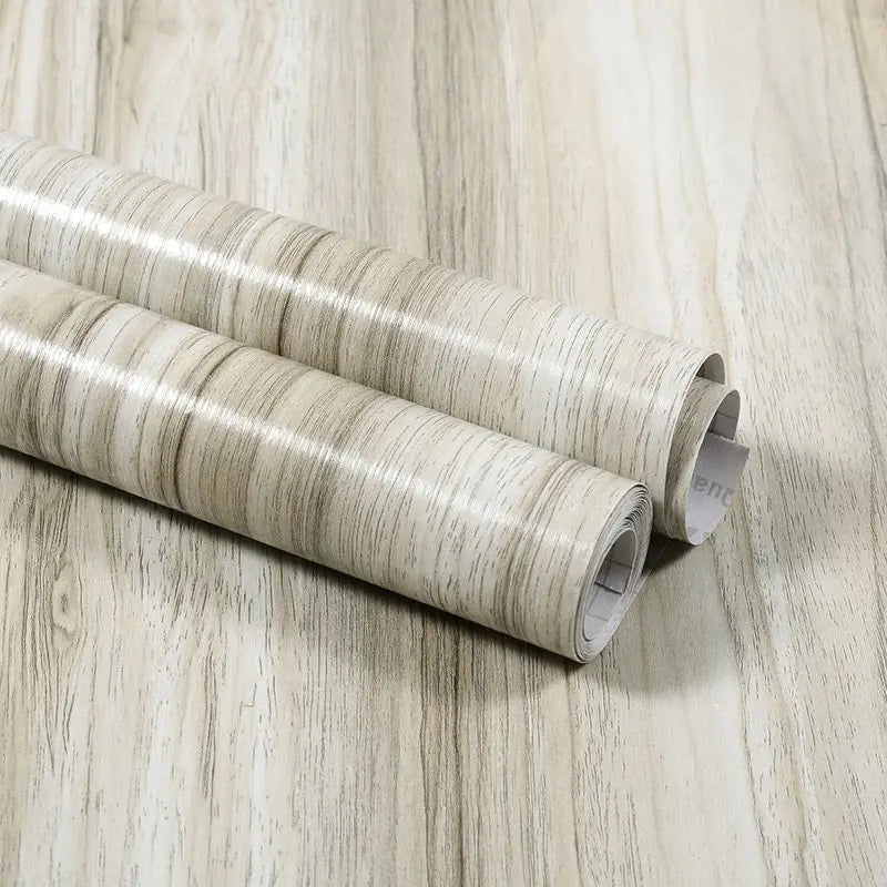 Wood Grain Peel and Stick Wallpaper | Waterproof Self-Adhesive Vinyl Wallpaper for Walls & Furniture