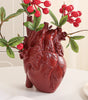 Modern Heart-Shaped Resin Flower Vase – 5 Colors, 16.5 cm