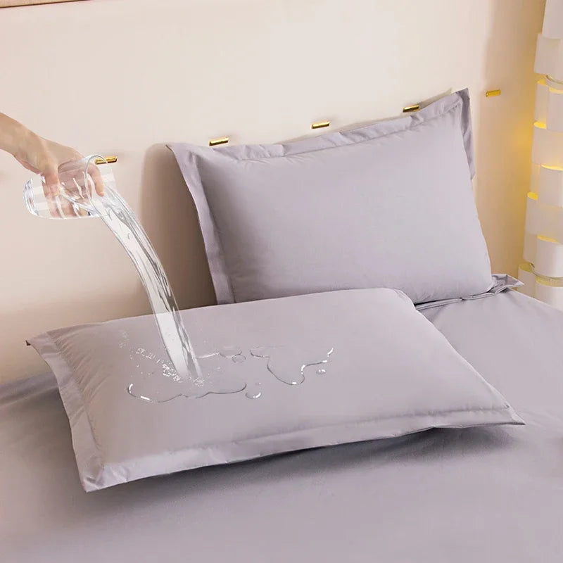 Waterproof Polyester & TPU Envelope Pillowcases – 20.08 × 29.92 in (51 × 76 cm), Set of 2