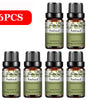 PHATOIL 6-Piece 10ml Pure Essential Oil Set for Diffusers