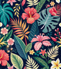 Tropical Palm Leaf Peel-and-Stick Wallpaper – Waterproof Removable Botanical PVC Vinyl for Walls & Cabinets