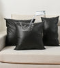 Waterproof Leather Square Pillow Cover – 17.72 or 19.69 in (45 or 50 cm), 1 Piece