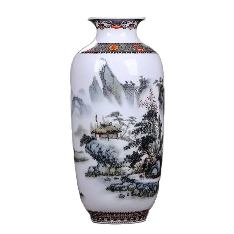 Traditional Animal-Motif Ceramic Flower Vase – 8 Designs