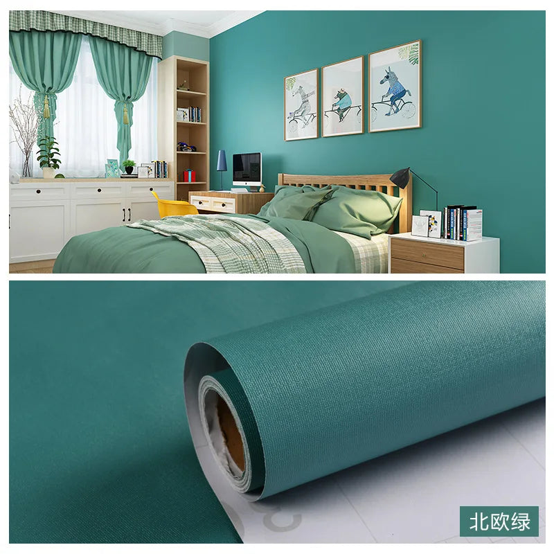 60 cm Wide Thickened Peel-and-Stick Wallpaper – Waterproof Removable PVC Vinyl for Walls, Wardrobes and Furniture