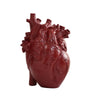 Modern Heart-Shaped Resin Flower Vase – 5 Colors, 16.5 cm