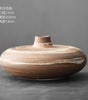 Black Ceramic Tabletop Vase – B/C-Series Retro-Glazed Designs 6–15