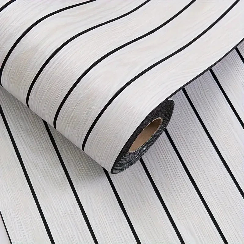 Extra Thick 3D Wood Grain Peel and Stick Wallpaper | Waterproof Self-Adhesive Vinyl Wallpaper