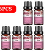 PHATOIL 6-Piece 10ml Pure Essential Oil Set for Diffusers