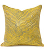 Geometric-Line Jacquard Throw Pillow Cover – 17.72 in Square, 7 Colors (Blue, Green, Beige, Yellow & More)