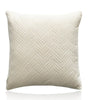 Warm-Tone Interlocking Quilted Velvet Pillow Covers – 17.72 in Square