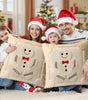Gingerbread Christmas Pillow Covers – Plush Embroidered Set of 2, Four Designs