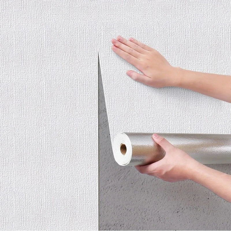 10m 3D Extra-Thick Waterproof PVC Peel-and-Stick Wallpaper – 2.5mm Embossed, Anti-Collision & Mould-Resistant