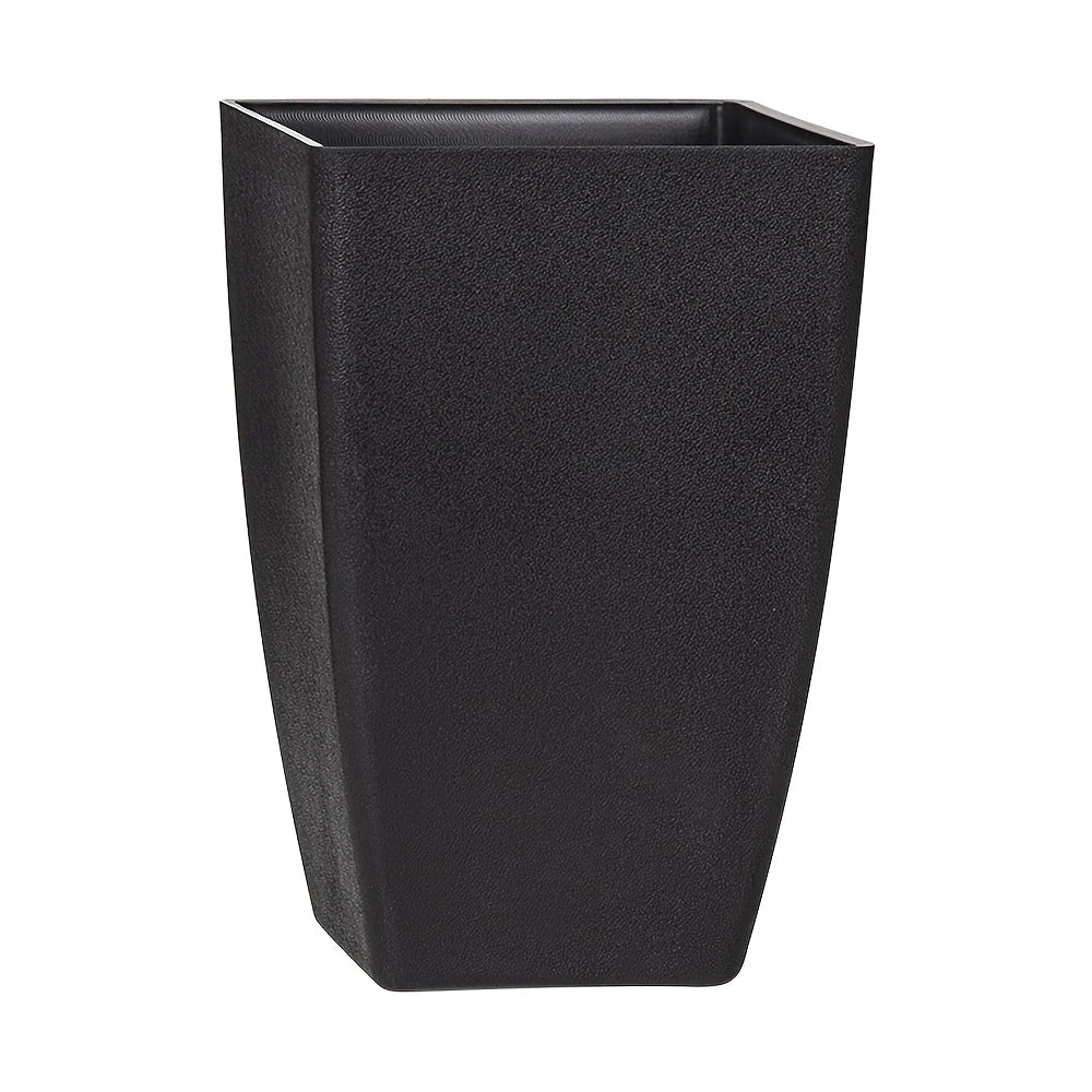 Modern Black Plastic Standing Flower Pot