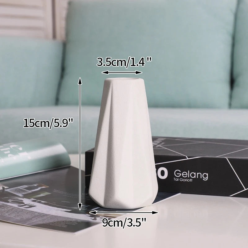 Modern Ceramic Tabletop Vase for Flower Arrangements