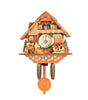 Wooden Birdhouse-Style Quartz Wall Clock – Cuckoo-Inspired Decor, A11–A18