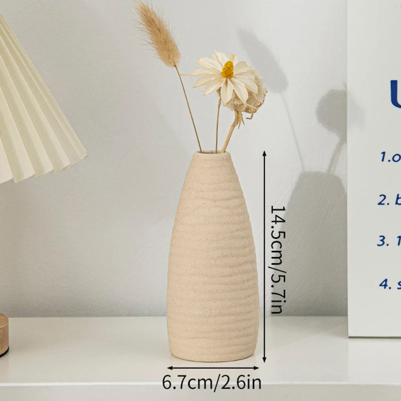 Modern Ceramic Tabletop Vase for Flower Arrangements