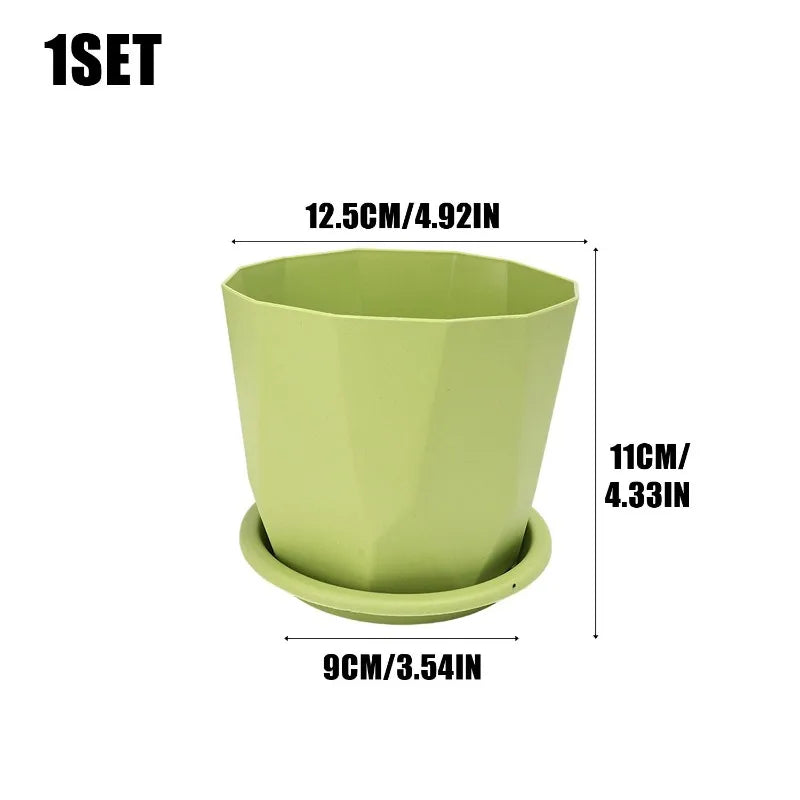 Self-Watering Desktop Flower Pot for Indoor Plants