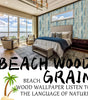 Blue Distressed Wood Waterproof Vinyl Peel-and-Stick Wallpaper for Cabinets & Walls