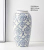 Retro Ceramic Vase – Light Luxury Tabletop Flower Vase for Living Room Decor