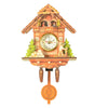 Wooden Birdhouse-Style Quartz Wall Clock – Cuckoo-Inspired Decor, A1–A10