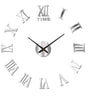 Silver Acrylic Mirror DIY Wall Clock – 11 Designs, 36 or 48 Inch