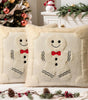 Gingerbread Christmas Pillow Covers – Plush Embroidered Set of 2, Four Designs