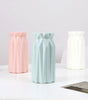 Minimalist Geometric Plastic Tabletop Vase – 3 Colors