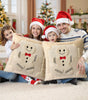 Gingerbread Christmas Pillow Covers – Plush Embroidered Set of 2, Four Designs