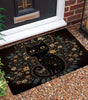Vintage Welcome Doormat – Non-Slip Washable Polyester Flannel Entryway Mat, 4 Designs