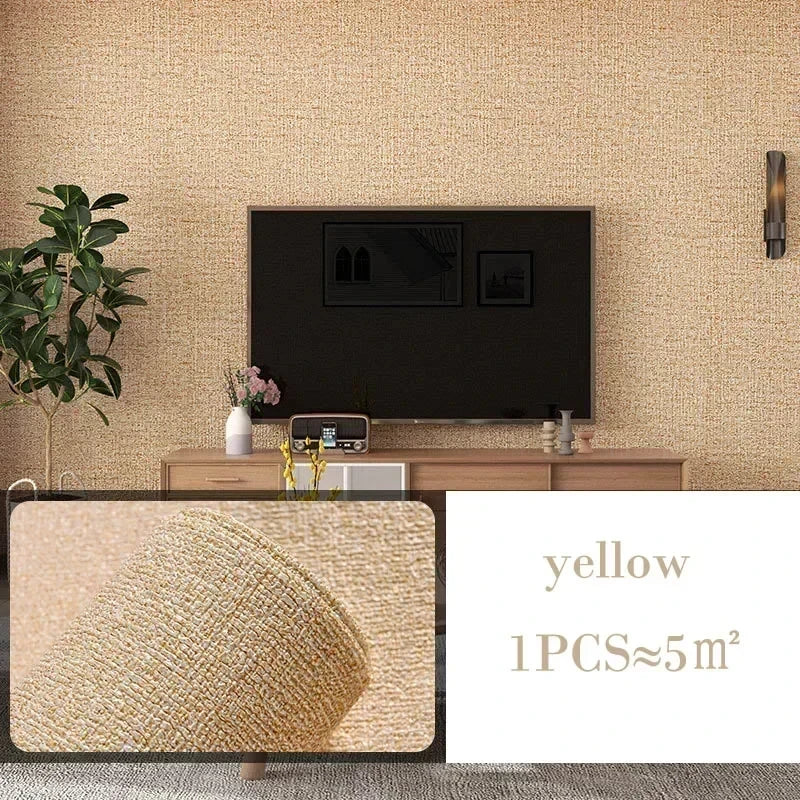 10m 3D Extra-Thick Waterproof PVC Peel-and-Stick Wallpaper – 2.5mm Embossed, Anti-Collision & Mould-Resistant
