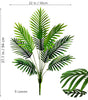 Large Artificial Palm Tree Branches – Tropical Fake Palm Leaf Plant for Home, Garden & Event Decoration